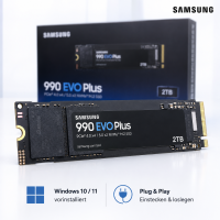 SSD Festplatte Samsung 990 EVO Plus windows 10 / 11 Pro...
