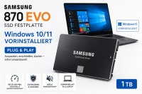 SSD Festplatte Samsung EVO 870 windows 10 / 11 Pro...