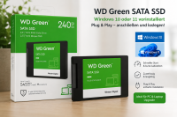 SSD Festplatte WD Green  windows 10 / 11 Pro vorinstalliert